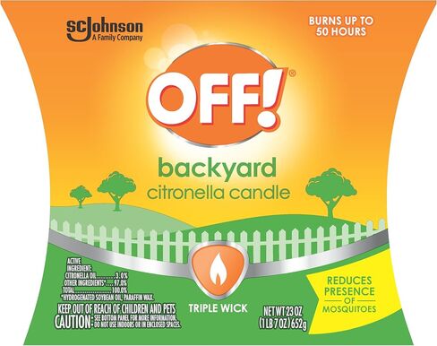 دلو SC Johnson Off 3 Wick Citronella، 23 أونصة، عبوة من قطعة واحدة in Kuwait