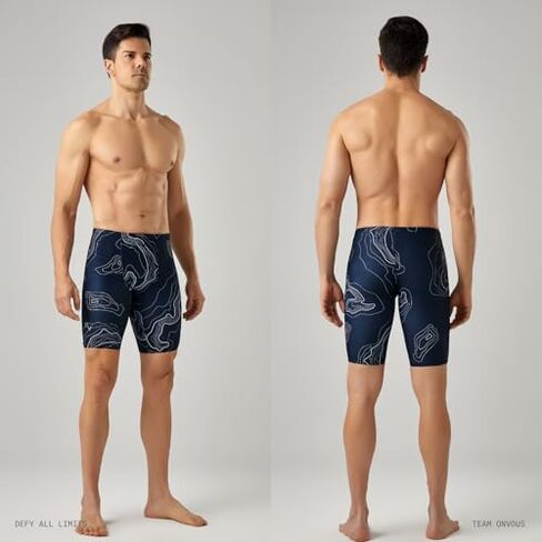 Onvous Men's Swim Jammers Bundle | Camo + Watermans | Men's Jammers for Swimming | Size 36 in Saudi Arabia