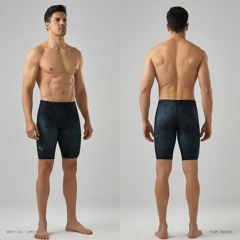 Onvous Men's Swim Jammers Bundle | Camo + Watermans | Men's Jammers for Swimming | Size 36 in Saudi Arabia