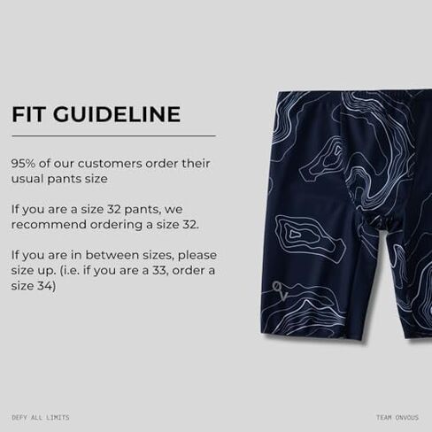 Onvous Men's Swim Jammers Bundle | Camo + Watermans | Men's Jammers for Swimming | Size 36 in Saudi Arabia