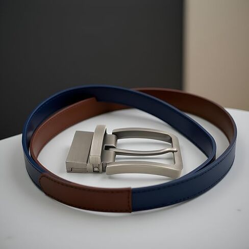 Gray Alloy Clamp Belt Buckle Belt Strap Replacement Buckles Reversible Belt Buckle Men Accessories in Saudi Arabia