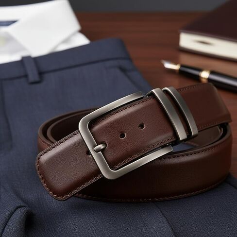 Gray Alloy Clamp Belt Buckle Belt Strap Replacement Buckles Reversible Belt Buckle Men Accessories in Saudi Arabia