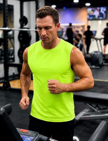 meioro Men's Workout Sleeveless Shirts Quick Dry Tank Tops for Men Wide Shoulder Summer Sport Athletic Gym Muscle Tee Shirt in Saudi Arabia