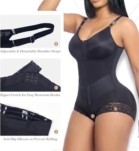 YIANNA V-Shaped Fajas Colombianas Moldeadoras Postpartum Shapewear Tummy Control for Women Waist Shaping Girdles Body Shaper in Saudi Arabia