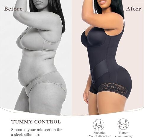 YIANNA V-Shaped Fajas Colombianas Moldeadoras Postpartum Shapewear Tummy Control for Women Waist Shaping Girdles Body Shaper in Saudi Arabia