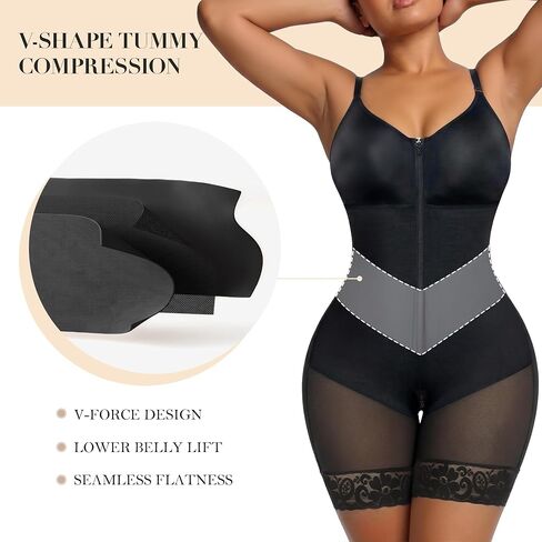 YIANNA V-Shaped Postpartum Fajas Colombianas Moldeadoras Enhanced Tummy Control Shapewear for Women Butt Lifter Faja Body in Saudi Arabia