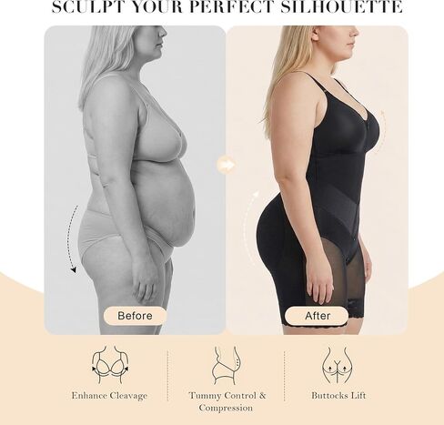 YIANNA V-Shaped Postpartum Fajas Colombianas Moldeadoras Enhanced Tummy Control Shapewear for Women Butt Lifter Faja Body in Saudi Arabia