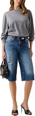 Guess Women's Eco Baggy Bermuda in Kuwait