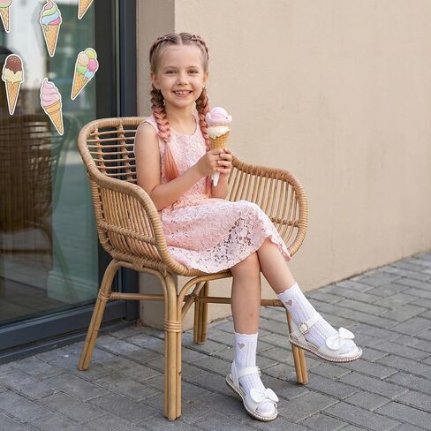 shoeslocker Girls Flat Sandals Open Toe Espadrille Summer Shoes with Adjustable Ankle Strap for Little Big Kids in Saudi Arabia