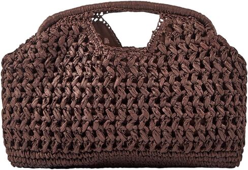 Summer Straw Woven Clip Purse Bag Chic Cloud Beach Handbag Dumpling Vacation Seaside Clutch with Handle in Saudi Arabia