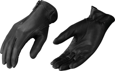 MILWAUKEE MOTORCYCLE CLOTHING CO. Ladies Premium Leather Unlined Driving Glove w/Zipper Closure in Saudi Arabia
