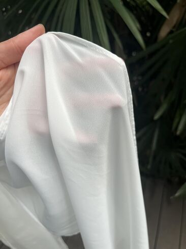 Ivory Wedding Neck Scarf Chiffon Shawl Bridal Wrap Long in Saudi Arabia
