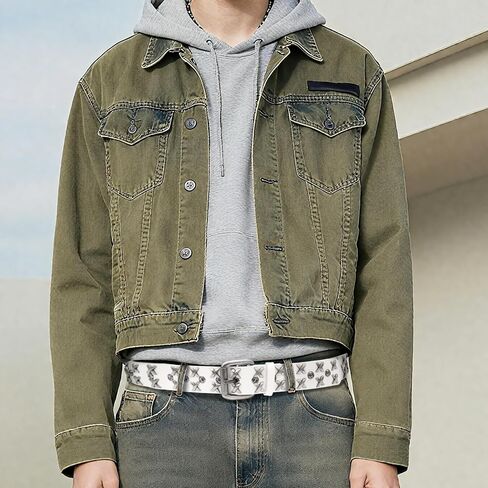 Men Studded Belt, Metal Punk Rock Rivet Cool Belts with Letter X Rivet for Men fit Jeans Pants in Saudi Arabia