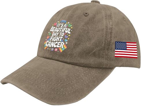 It's A Beautiful Day to Fight Cancer Hats for Her Vintage Washed Distressed in Kuwait