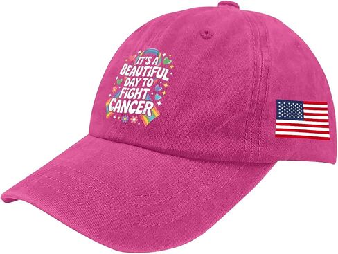 It's A Beautiful Day to Fight Cancer Hats for Her Vintage Washed Distressed in Kuwait