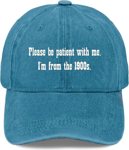 Please Be-Patient with-Me 1900s Hats for Mens Soft Washed Distressed Baseball in Kuwait
