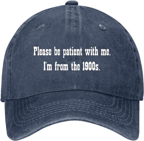 Please Be-Patient with-Me 1900s Hats for Mens Soft Washed Distressed Baseball in Kuwait