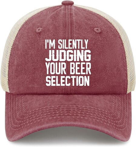I’m Silently Judging Your Beer-Selection Hats for Womens Soft Washed Distressed in Kuwait
