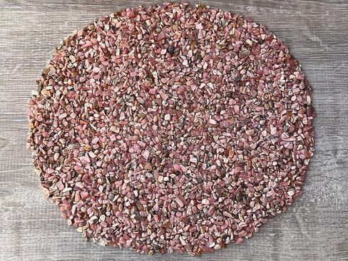 Wholesale Natural Semi Tumbled Rhodochrosite Gemstone Chips, Crushed Mini Crystals, Undrilled Crystal Chips (Rhodochrosite, 0.25 Pound) in Kuwait