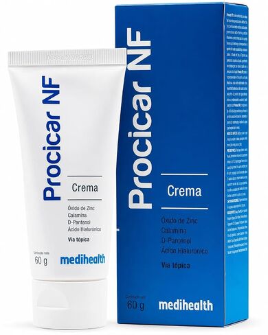Procicar NF Scar Cream Original – Zinc Oxide, Calamine, D-Panthenol & Hyaluronic Acid Formula – Scar Care, Wound Healing Process, Pruritus Relief, Hyperpigmentation, UV Protection – 60g / 2.1 oz in Kuwait