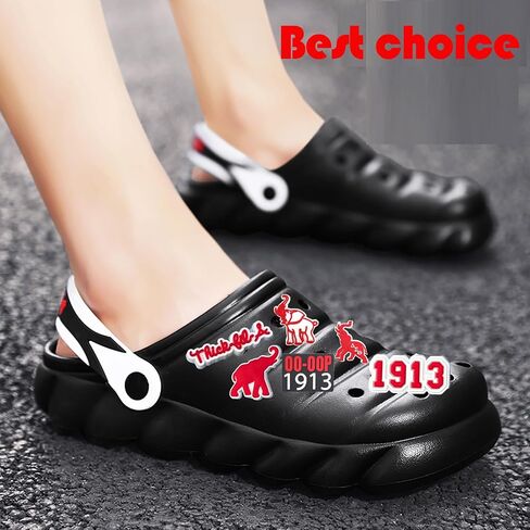 28 PCS Red Sorority Shoe Charm Decor Pack for Croc Party Favor, PVC Charm Clog for Sandal, Wristband, Decoration Accessories Gift Bracelet for Girl Boy Women Men Adult in Kuwait