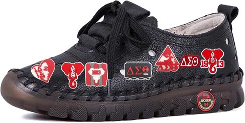 28 PCS Red Sorority Shoe Charm Decor Pack for Croc Party Favor, PVC Charm Clog for Sandal, Wristband, Decoration Accessories Gift Bracelet for Girl Boy Women Men Adult in Kuwait