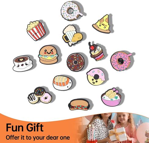 Random PVC Shoe Charms Set Lot of 30/50/100 PCS Non-Repeat for Kids Teens Adults Cute Shoe Charms Decorations for Party Favors in Kuwait