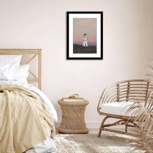Americanflat 16x22 Picture Frame with Polished Plexiglass - Use as 12x18 Frame with Mat or Display 16x22 Photo Without Mat - Epic Collection - Wide Picture Frames for Wall Display - Black in Kuwait
