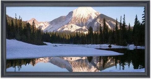 14x30 Panoramic Photo Frame Black Solid Wood Picture Frame 14x30 inch Painting Frame Poster Frame(S23B1430) in Saudi Arabia