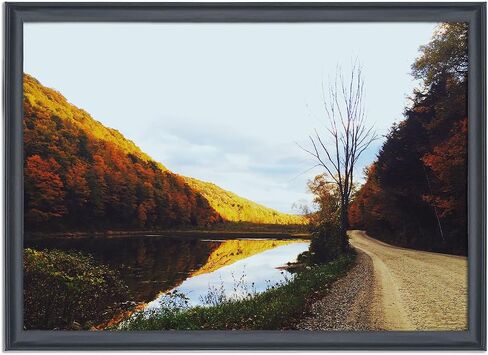22x31 inch Picture Frame Solid Wood Black,Suitable for Panoramic Photo Frame, Posters,Painting,Group Photo,Puzzle (A23B2231) in Saudi Arabia