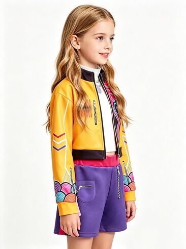 Taminan Costume for Girls, 3PCS Star Costume for Kids, Halloween Party School Stage Cosplay Dress Up in Kuwait