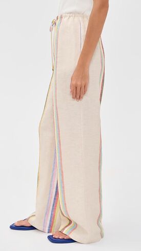 STAUD Women's Mateo Linen Pants in Kuwait
