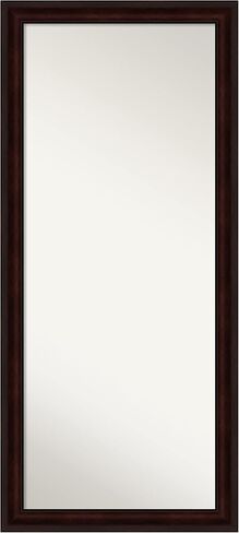 Amanti Art Brown Full Length Mirror, 65x29 Bark Rustic Char Tall Free Standing Body Wall Mirror Full Length for Dressing, Country Rustic Frame, Lean on Floor or Hang, Wall Decor in Saudi Arabia