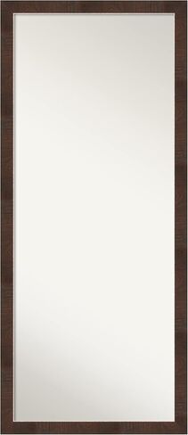 Amanti Art Brown Full Length Mirror, 65x29 Bark Rustic Char Tall Free Standing Body Wall Mirror Full Length for Dressing, Country Rustic Frame, Lean on Floor or Hang, Wall Decor in Saudi Arabia