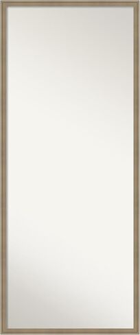Amanti Art Brown Full Length Mirror, 65x29 Bark Rustic Char Tall Free Standing Body Wall Mirror Full Length for Dressing, Country Rustic Frame, Lean on Floor or Hang, Wall Decor in Saudi Arabia