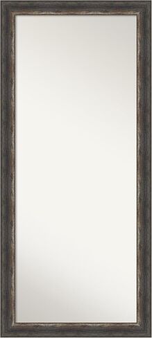 Amanti Art Brown Full Length Mirror, 65x29 Bark Rustic Char Tall Free Standing Body Wall Mirror Full Length for Dressing, Country Rustic Frame, Lean on Floor or Hang, Wall Decor in Saudi Arabia