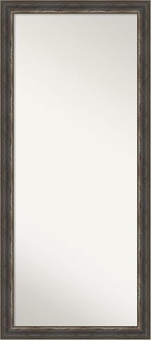 Amanti Art Brown Full Length Mirror, 65x29 Bark Rustic Char Tall Free Standing Body Wall Mirror Full Length for Dressing, Country Rustic Frame, Lean on Floor or Hang, Wall Decor in Saudi Arabia