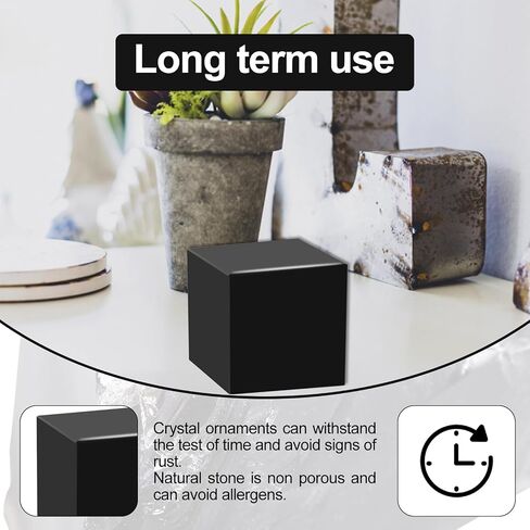 Natural Obsidian Quartz Crystals Handmade Crystals Sturdy Square Elegant Obsidian Stone Decor for Home Decoration in Kuwait