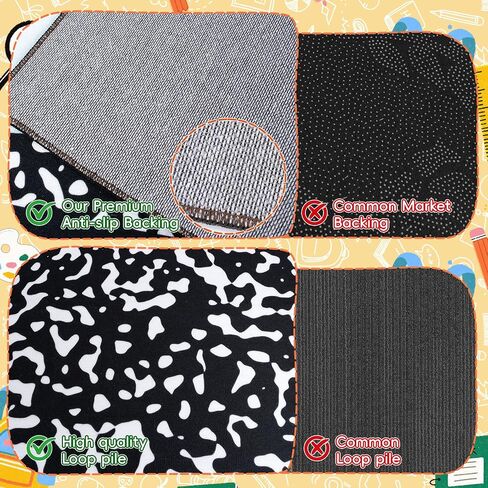 Lettry Composition Notebook Classroom Rug, 4×3 FT Educational Area Rug for Room Seating Décor, Large Back to School Composition Book Play Rug Educational Learning Mat for Classroom Learning Corner in Saudi Arabia