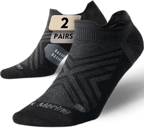 Juclise Women's Thin Merino Wool Running Socks, No Show Moisture Wicking Lightweight Hiking Socks, Anti Blister in Saudi Arabia