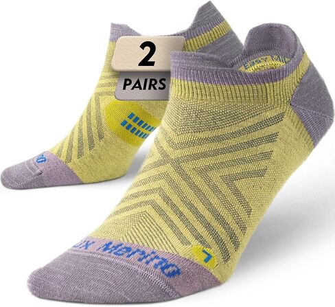 Juclise Women's Thin Merino Wool Running Socks, No Show Moisture Wicking Lightweight Hiking Socks, Anti Blister in Saudi Arabia