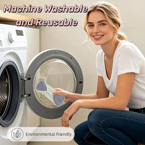 Reusable Sanitary Pads for Women,Feminine Care,Machine Washable,6pcs/Set,Pack of 5+1 Storage Bag,Nonslip Panty Liners,Graphene Period Pads in Saudi Arabia