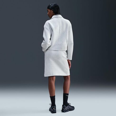 Nike Sportswear Tech Fleece Women's Skirt (Light Grey/Heather/Black) in Kuwait