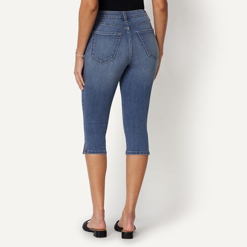 Amazon Essentials Women's High-Rise Slim Fit Capris Denim Pedal Pusher Jean in Kuwait