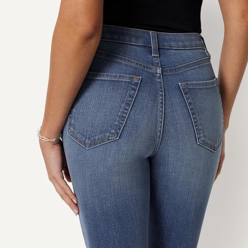 Amazon Essentials Women's High-Rise Slim Fit Capris Denim Pedal Pusher Jean in Kuwait