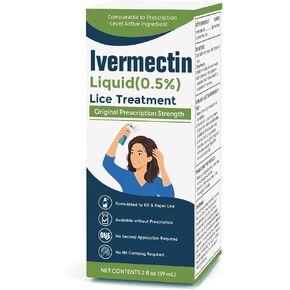 lvermect Liquid for Adults (2 Fl Oz), Lightweight Hair, Fast-Apply Topical Liquid Formula, for Head Lice & Egg Care in Saudi Arabia