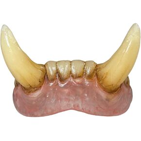 Monster Tusks by Designer Bite Co. – Realistic Orc & Goblin Teeth, Reusable Custom Fit Fake Teeth for Cosplay, Halloween, Horror FX Costume Kit in Saudi Arabia