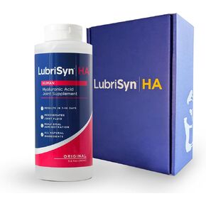 LubriSyn HA Human Liquid Hyaluronic Acid Joint Supplement, Oral HA for People, Supports Healthy Knees, Hips & Joint Function for Men & Women, Original Flavor, 30-Day Supply, 11.5 oz in Kuwait