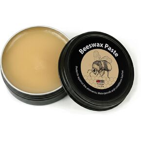 JobSite Beeswax Paste - Bees Wax Leather Conditioner - Leather Waterproofing Wax Protects & Restores Boots, Shoes & Leather Articles - 3 oz in Saudi Arabia
