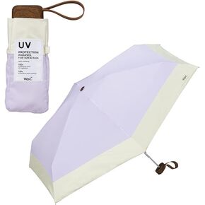 Generic Wpc. Light-blocking Tiny Folding Umbrella 801-16423-102 Umbrella For both sunny and rainy days Light-blocking Lightweight Water-repellent Simple Wpc, Lavender in Kuwait